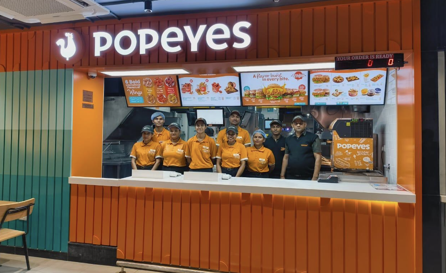 Jubilant Popeyes Fitout
